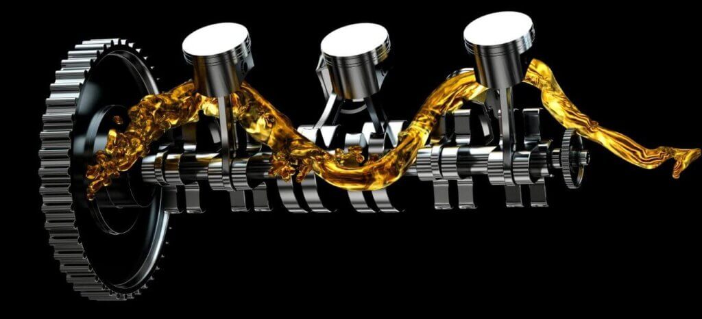 engranaje lubricado con aceite